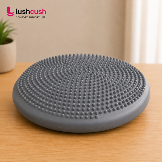 LushCush® Wobble Cushion – Balance & Stability Cushion for Active Sitting, Core Strength & Posture